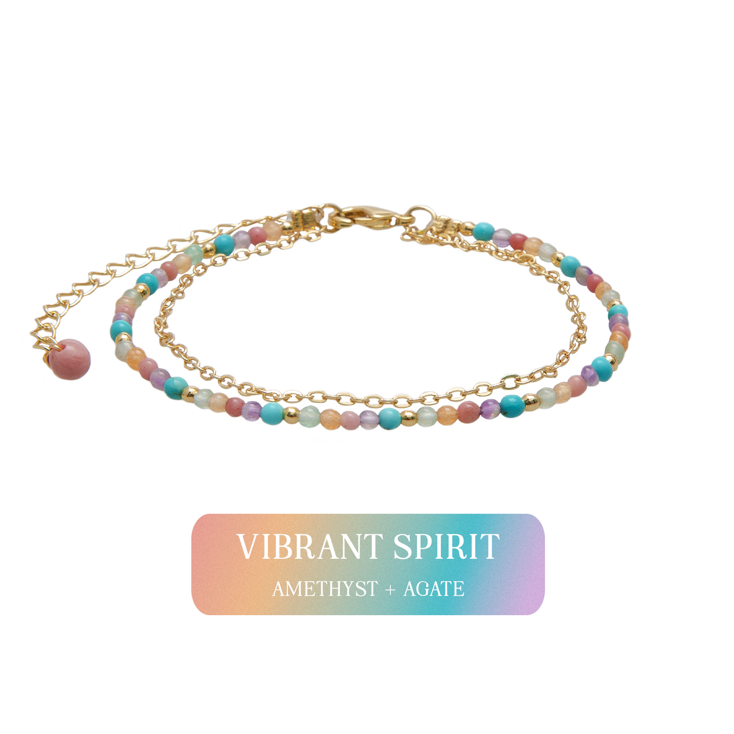 LOTUS & LUNA 2MM HEALING BRACELET(Lotus Luna Peace Stone Of The Earth Bracelet)