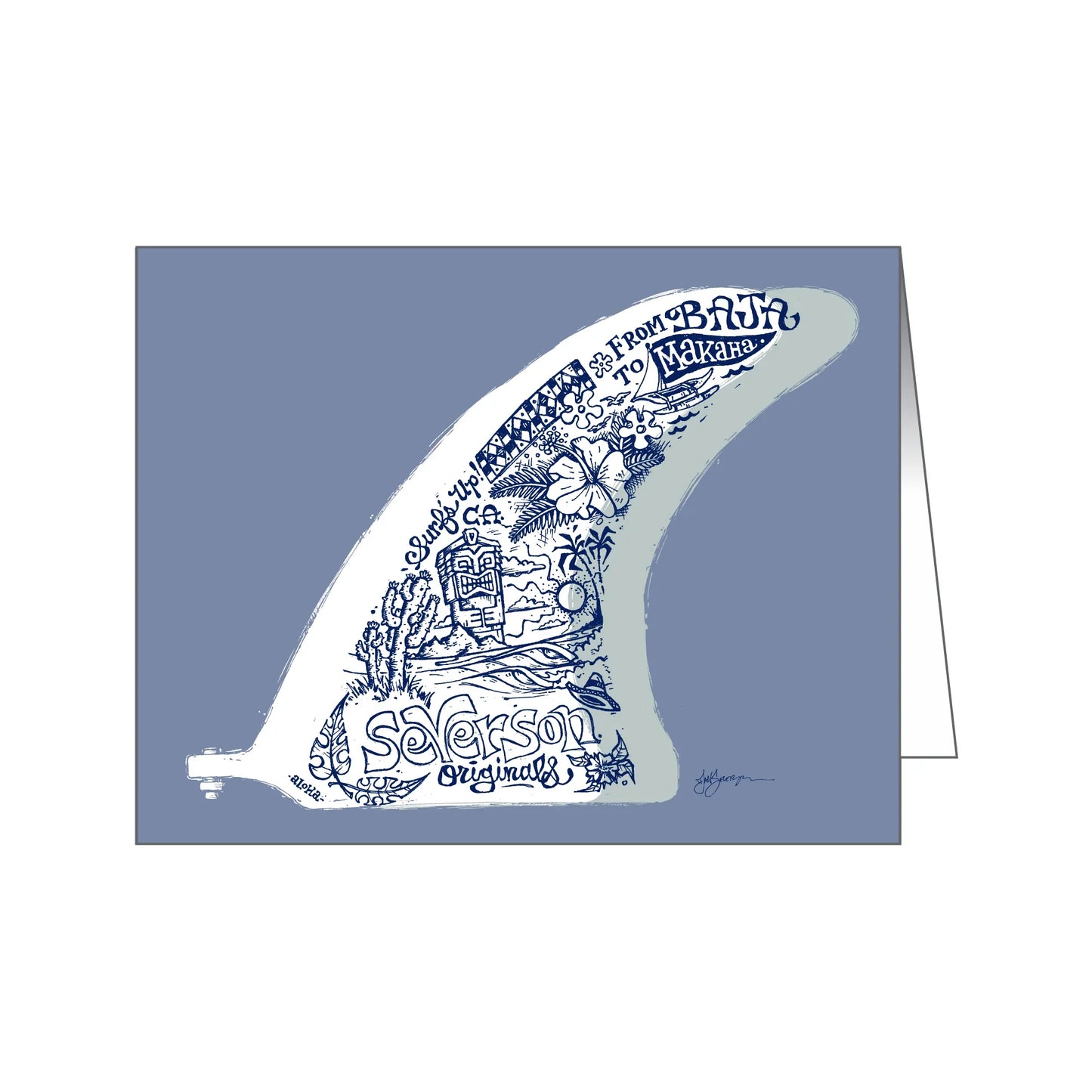SEVERSON "GLIDE" GREETING CARD(Severson Glide Greeting Card)