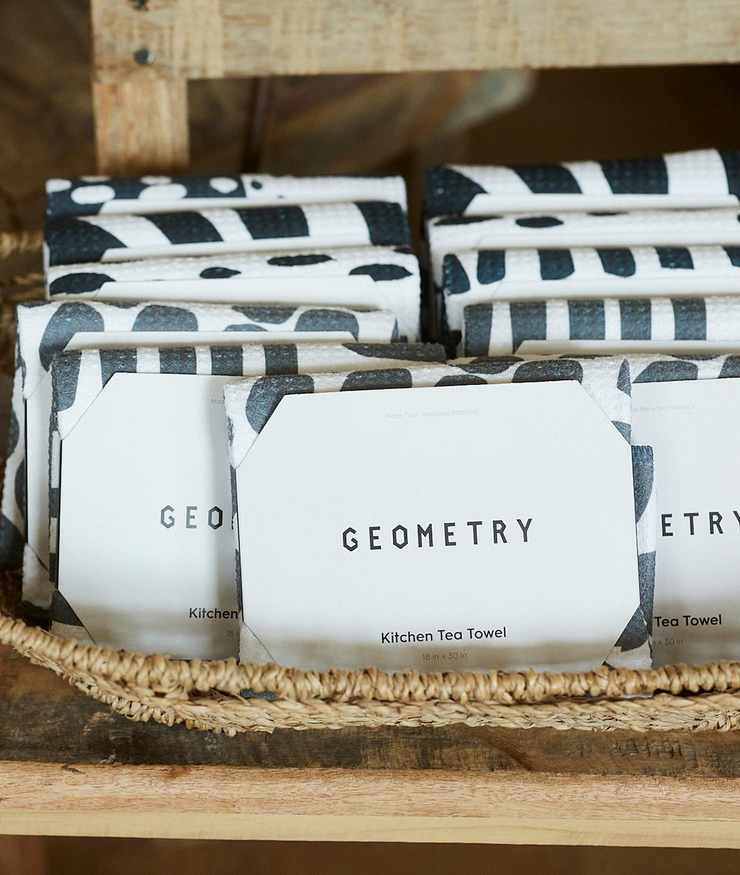 GEOMETRY - DOT DASH KITCHEN TEA TOWEL(Copy Of Geometry Every Level Kitchen Tea Towel)