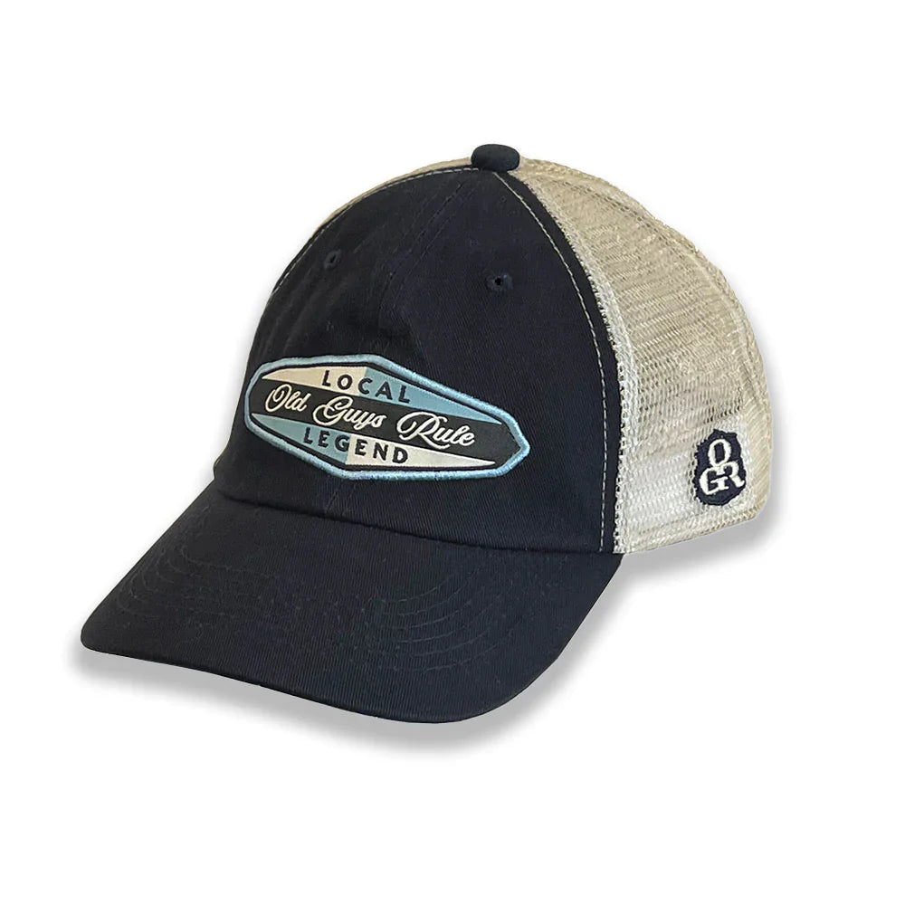 OLD GUYS RULE TRUCKER HAT LOCAL LEGEND(Old Guys Rule Trucker Hat Local Legend Cap)