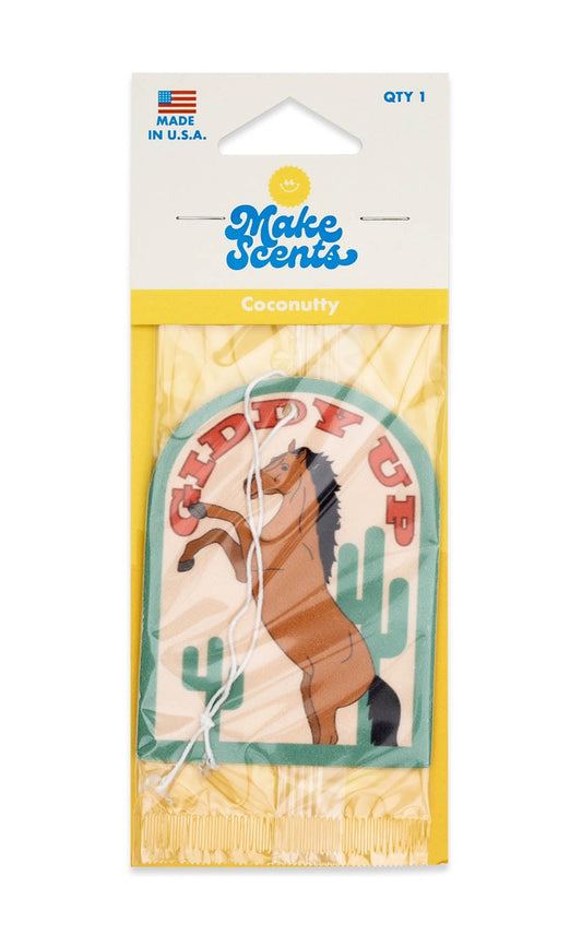 MAKE SCENTS CAR AIR FRESHENER GIDDY(Make Scents Car Air Freshener Giddy Up)