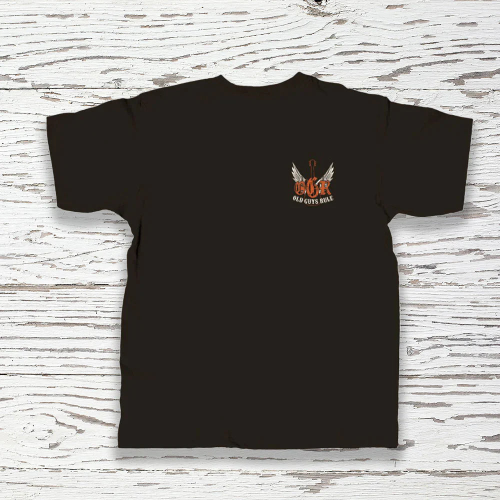 OLD GUYS RULE - OLD GUYS ROCK T-SHIRT(Copy Of Old Guys Rule Recovering Workaholic T Shirt)