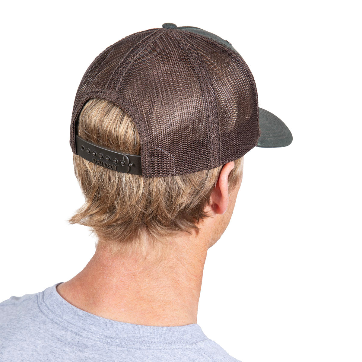 STEWART SHAPING STOKE OLIVE BADGE TRUCKER HAT(Stewart Shaping Stoke Olive Badge Trucker Hat)