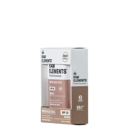 RAW ELEMENTS ECO TINTED STICK SPF 30+ BRONZE(Raw Elements Eco Tinted Stick Spf 30 Bronze)