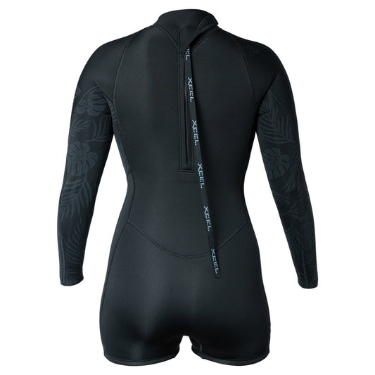 XCEL WOMEN'S AXIS L/S BACK ZIP BOY CUT SPRINGSUIT 2mm(Xcel Womens Axis L S Back Zip Boy Cut Springsuit 2mm)