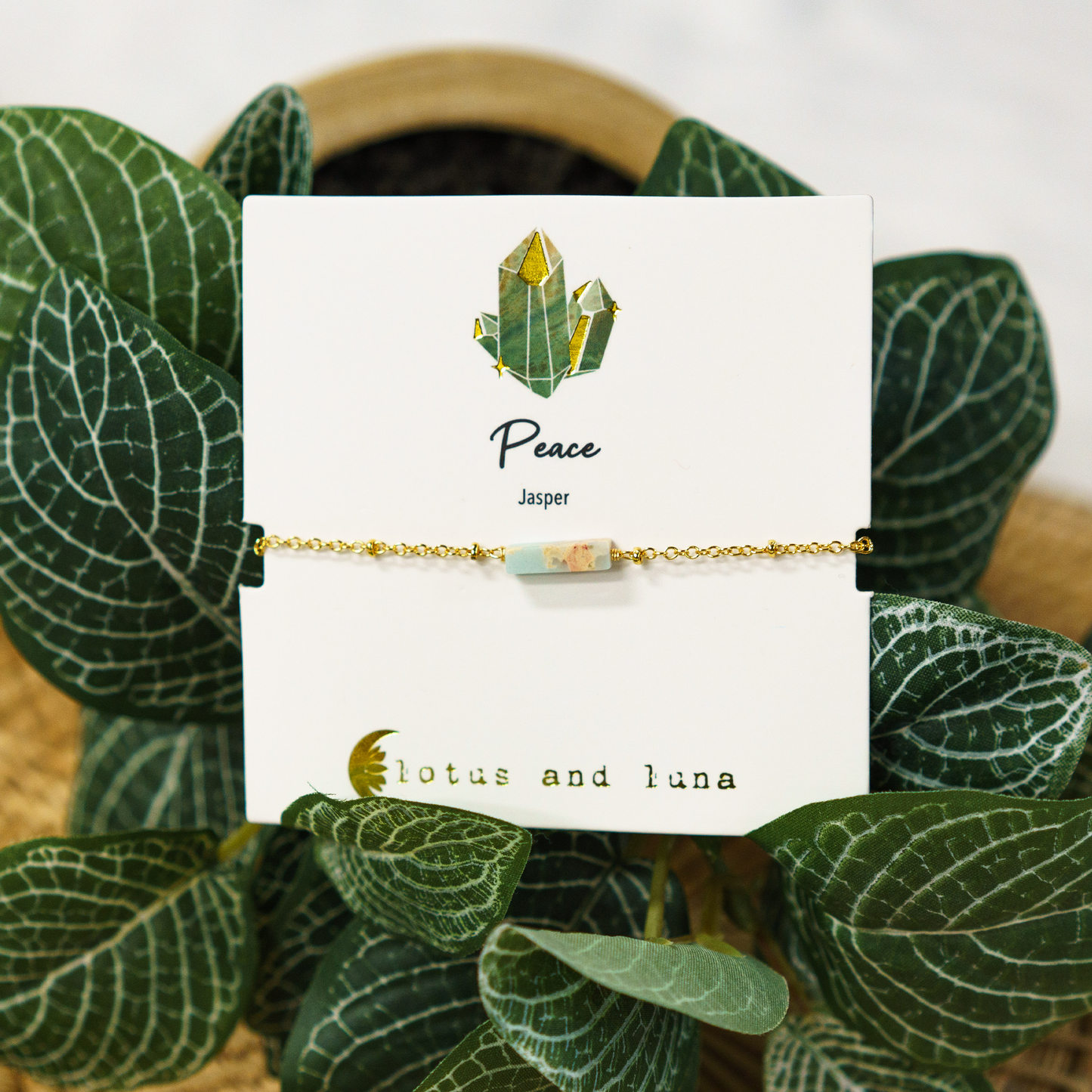 LOTUS & LUNA STONE OF THE EARTH BRACELET(Lotus Luna Stone Of The Earth Bracelet)