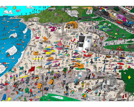 MAIN BEACH LAGUNA JIGSAW PUZZLE(Main Beach Laguna Jigsaw Puzzle)