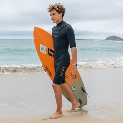  Men's Comp + Short Sleeve Spring Wetsuit 2/1.5mm(Mens Comp Short Sleeve Spring Wetsuit 2 1 5mm)