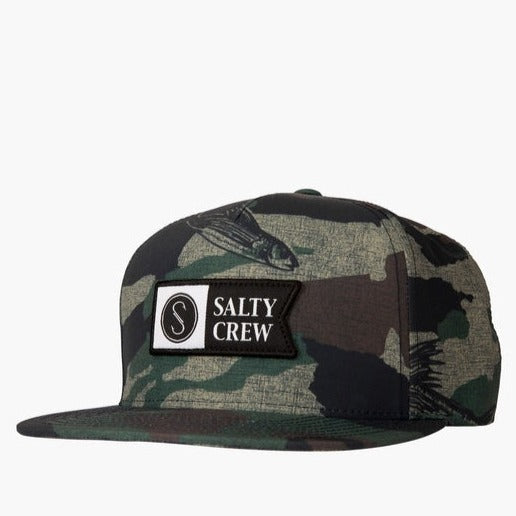  SALTY CREW ALPHA TECH 5 PANEL HAT(Salty Crew Alpha Tech 5 Panel Hat)
