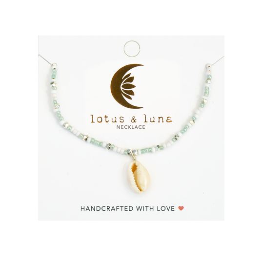  LOTUS & LUNA SEED BEAD NECKLACES(Lotus Luna Sead Beed Necklaces)