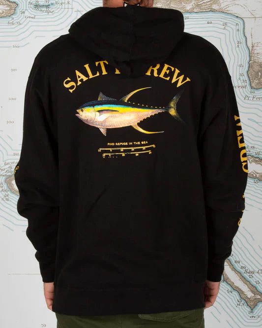  SALTY CREW AHI MOUNT HOODED FLEECE BLACK CAMO(Salty Crew Ahi Mount Hooded Fleece Black Camo)