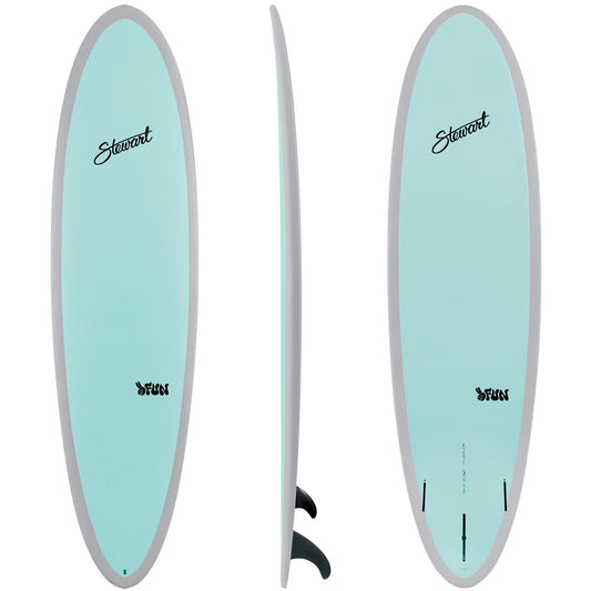  7'4 HYDROCUSH 2FUN (7'4 X 22 1/2" X 2 7/8") AQUA(74 Hydrocush 2fun 74 X 22 1 2 X 2 7 8)