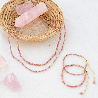  LOTUS & LUNA 2MM HEALING BRACELET(Lotus Luna Peace Stone Of The Earth Bracelet)