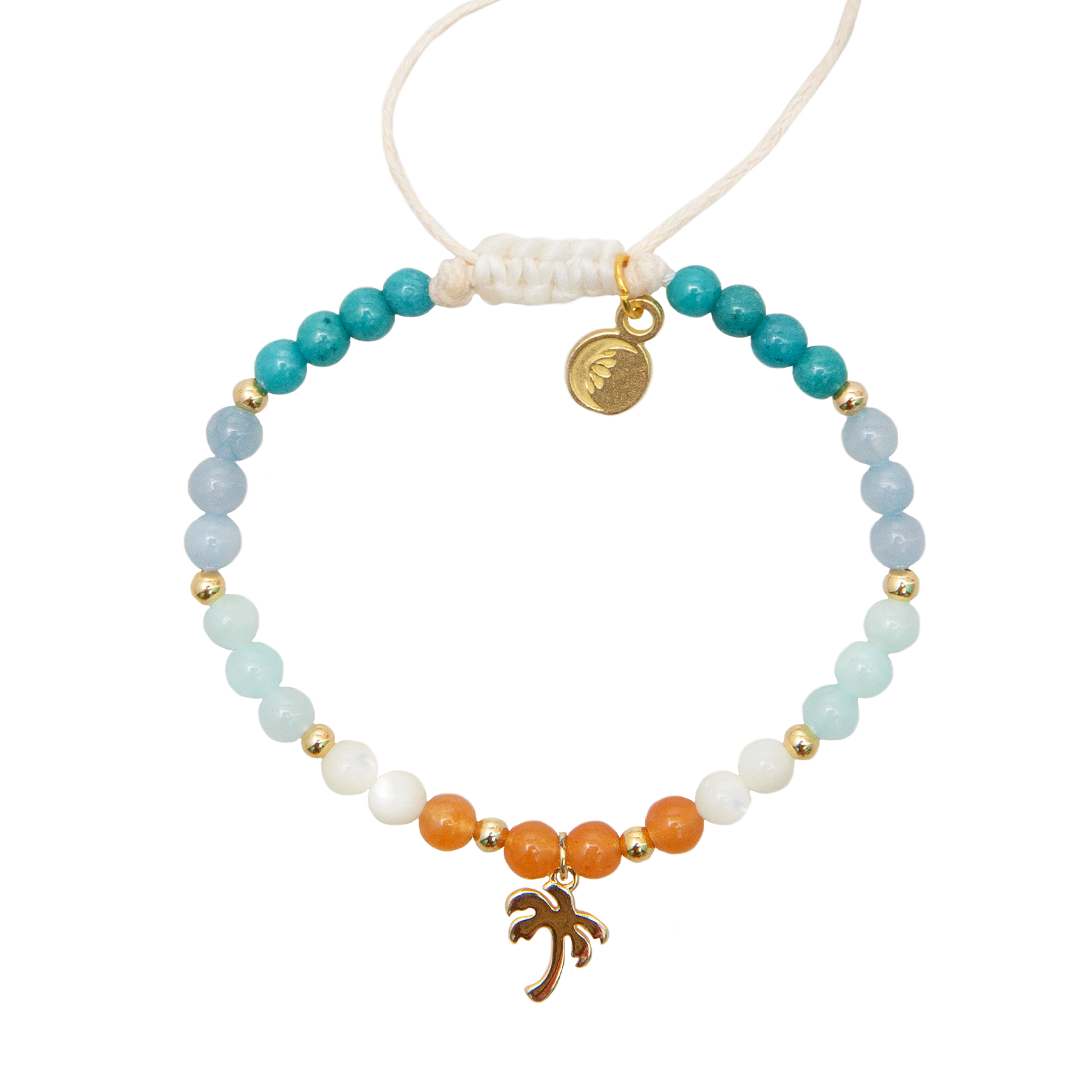  LOTUS & LUNA CALIFORNIA HEALING 4MM BRACELET(Lotus Luna California Dreamin California Healing 4mm Bracelet)