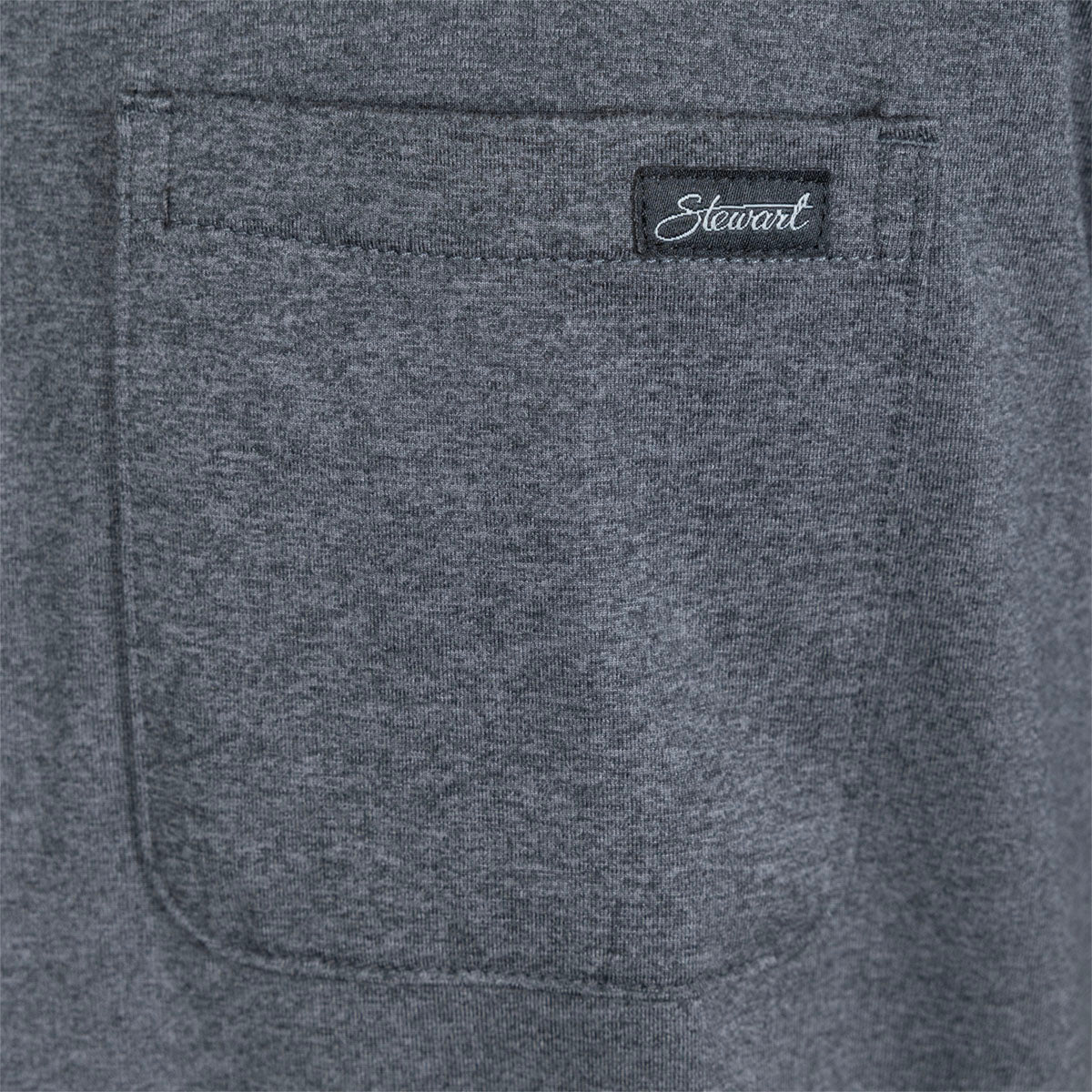  STEWART MEN'S PEBBLE UPF 50 POCKET TEE(Stewart Mens Pebble Upf 50 Pocket Tee)