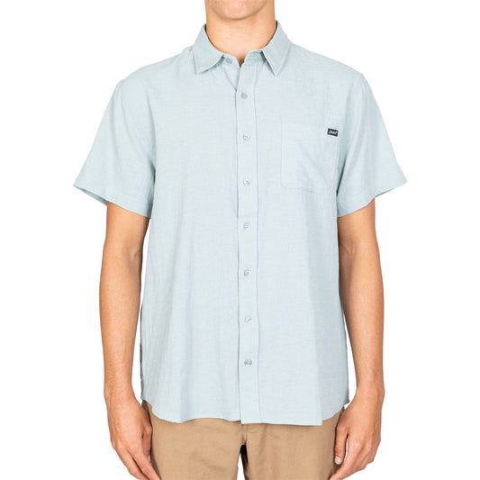 STEWART MEN'S OLE OVERDYED S/S WOVEN BUTTON DOWN(Stewart Mens Ole Overdyed S S Woven Button Down)