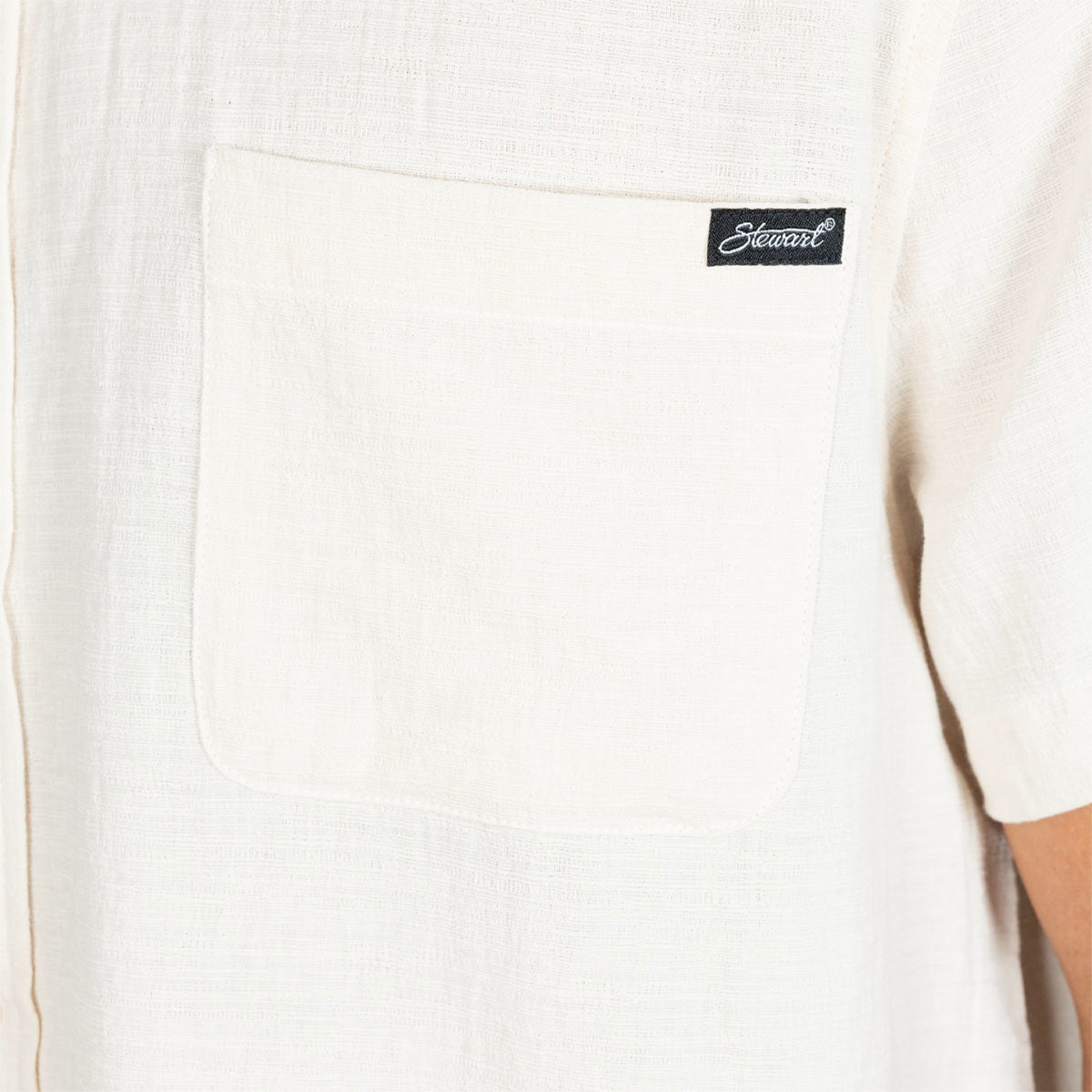  STEWART MEN'S OLE OVERDYED S/S WOVEN BUTTON DOWN(Stewart Mens Ole Overdyed S S Woven Button Down)