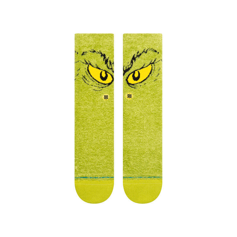  STANCE DA DA DAGRINCH CREW SOCKS GREEN(Copy Of Stance San Clemente Crew Socks 1)