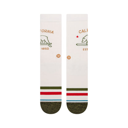  STANCE MEN'S CALIFORNIA REPUBLIC 2 CREW SOCKS(Stance Mens California Republic 2 Crew Socks)
