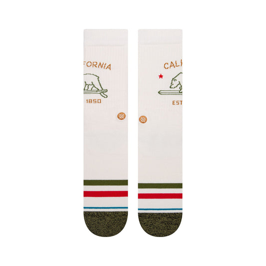  STANCE MEN'S CALIFORNIA REPUBLIC 2 CREW SOCKS(Stance Mens California Republic 2 Crew Socks)