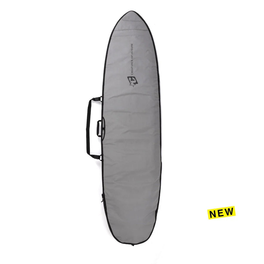  CREATURES OF LEISURE FISH ICON SURFBOARD BAG SILVER BLACK(Creatures Of Leisure Fish Icon Board Bag Silver Black)