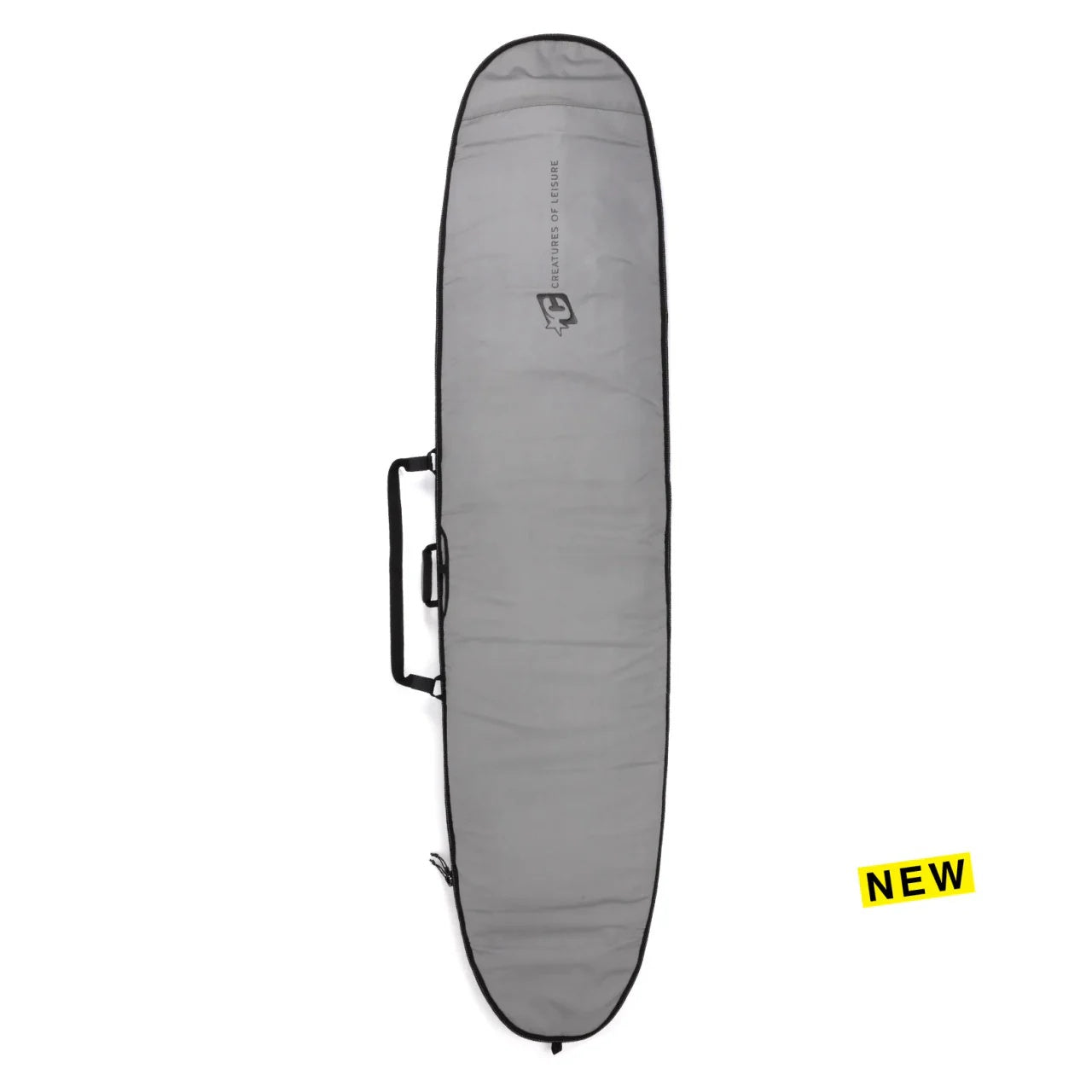  CREATURES OF LEISURE LONGBOARD ICON LITE SURFBOARD BAG - SILVER BLACK(Creatures Longboard Icon Silver Black)