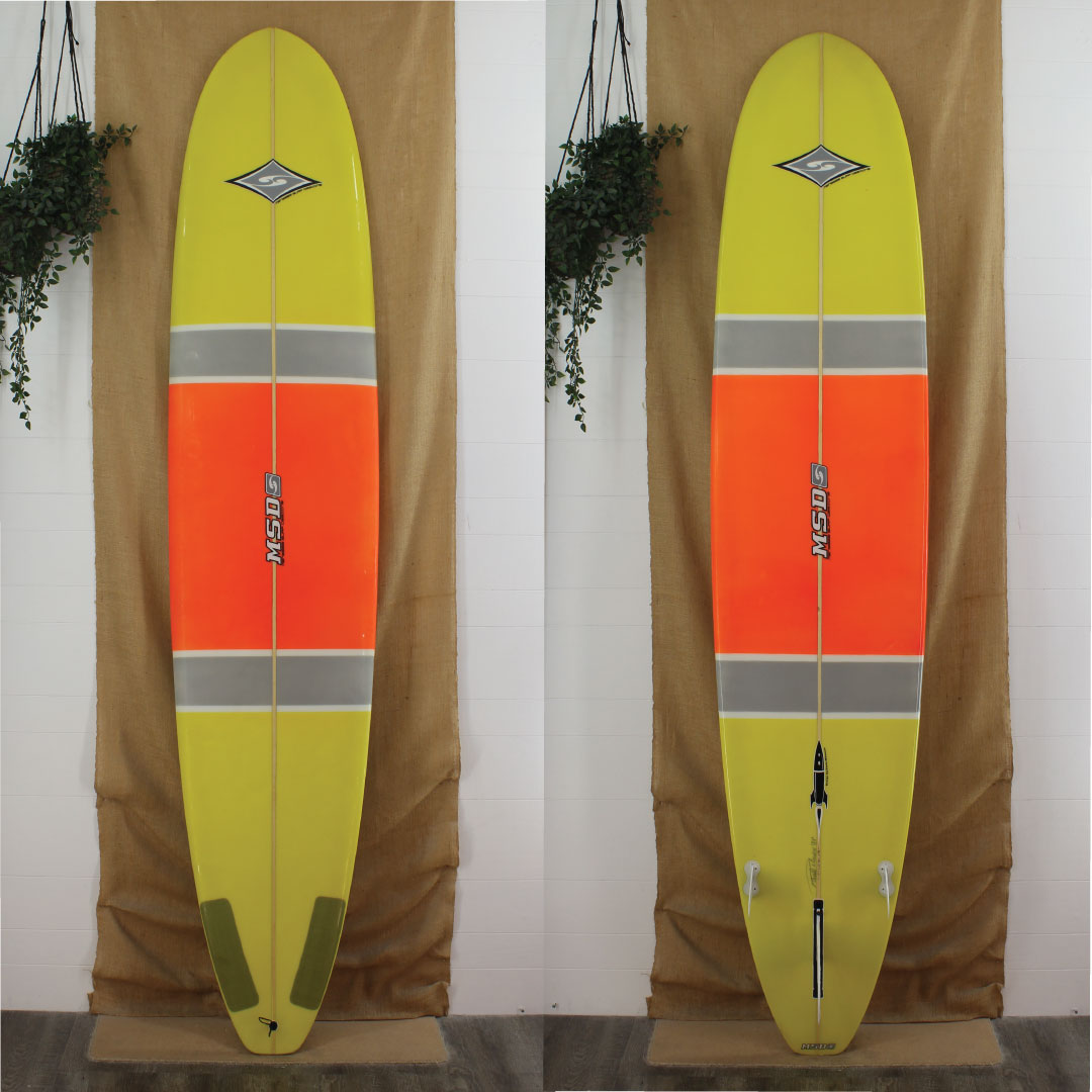  USED MSD Longboard 9'1 X 22 3/8 X 2 7/8 Poly(Used 5481)