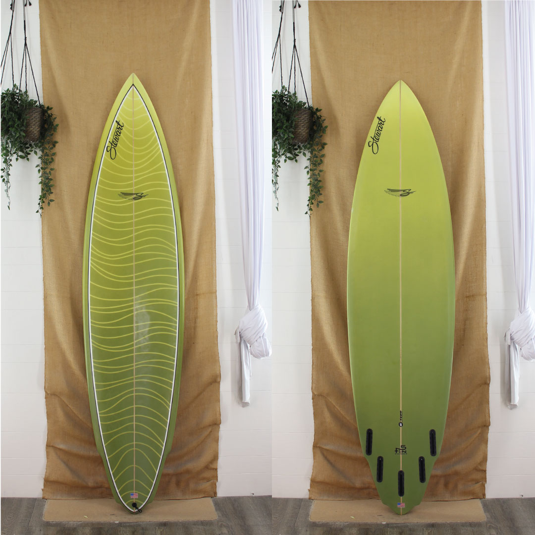  USED Stewart S-Winger Mid-Length Epoxy 8'0 X 22 1/2 X 3 1/4(Used 5752)