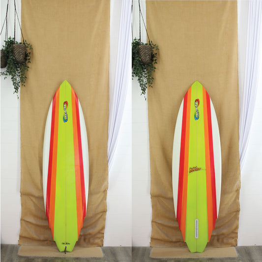  USED Infinity Pocket Rocket Shortboard Poly 6'4 X 21 X 2 7/8(Used 5795)
