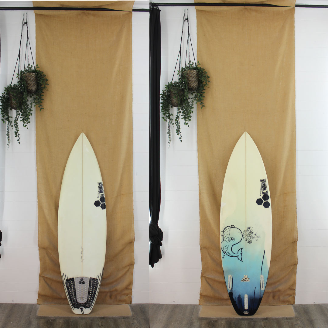  USED Channel Islands Shortboard 6'0" X 19 1/2" X 2 9/16" POLY(Used 5829)