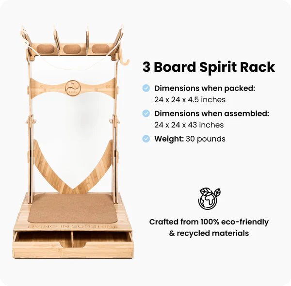  LIVING IN SUNSHINE SPIRIT RACK 3 BOARDS(Living In Sunshine Spirit Rack 3 Boards)