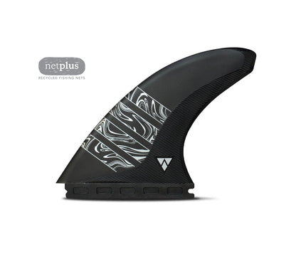  FUTURES FINS VECTOR 3/2 LARGE ALPHA THRUSTER - CARBON/SILVER(Futures Fins Vector 3 2 Large Alpha Thruster Carbon Silver)