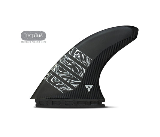  FUTURES FINS VECTOR 3/2 LARGE ALPHA THRUSTER - CARBON/SILVER(Futures Fins Vector 3 2 Large Alpha Thruster Carbon Silver)