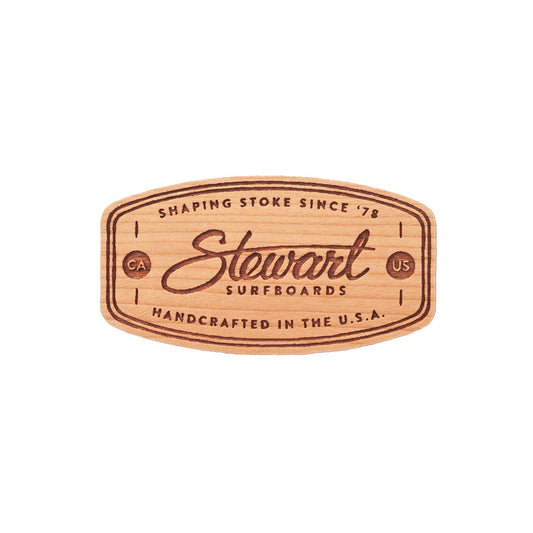  STEWART SURFBOARDS WOOD ENGRAVED MAGNET(Stewart Surfboards Wood Engraved Magnet)