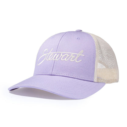  STEWART SCRIPT LOW PRO TRUCKER HAT(Stewart Script Low Pro Trucker Hat)