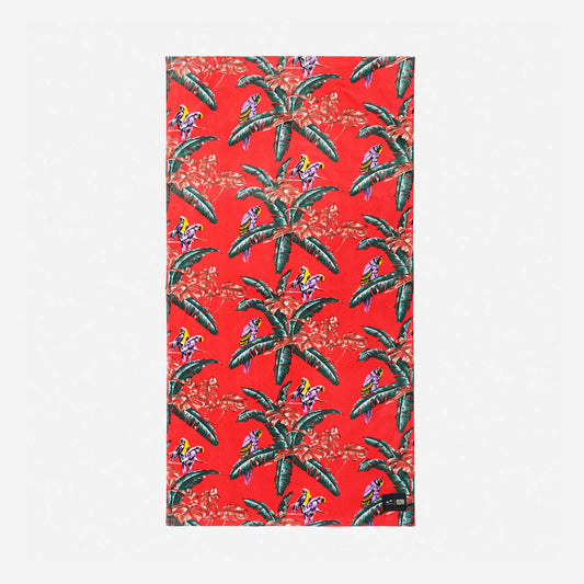  SLOWTIDE JUNGLE BIRDS X HOFFMAN FABRICS TOWEL(Slowtide Jungle Birds X Hoffman Fabrics Towel Copy)