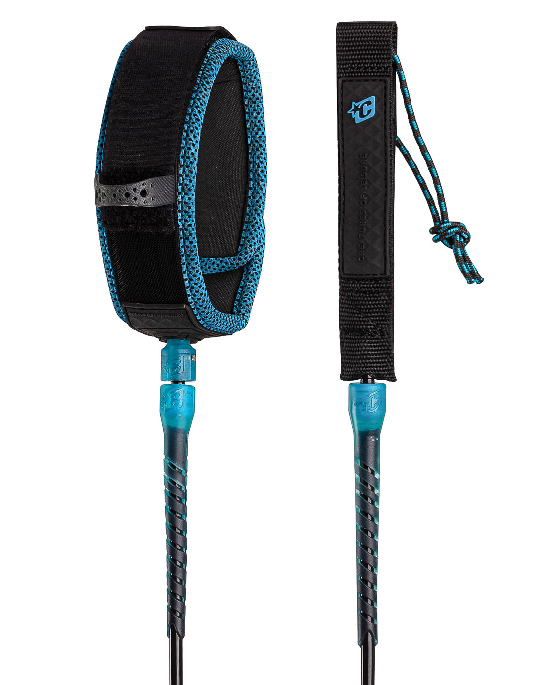  CREATURES OF LEISURE LONGBOARD KNEE SURF LEASH (9' - 10')(Creatures Longboard Knee Leash)