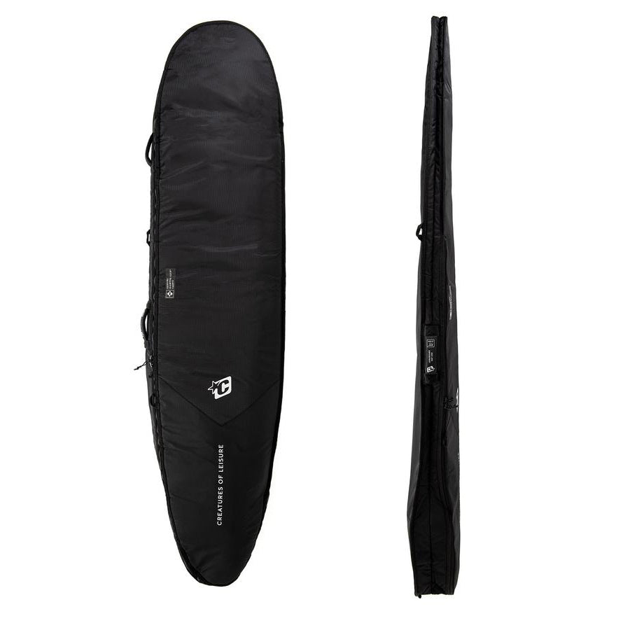  CREATURES OF LEISURE LONGBOARD DAY USE SURFBOARD BAG DT2.0(Creatures 2021 Longboard Day Use Dt2 0 Black)