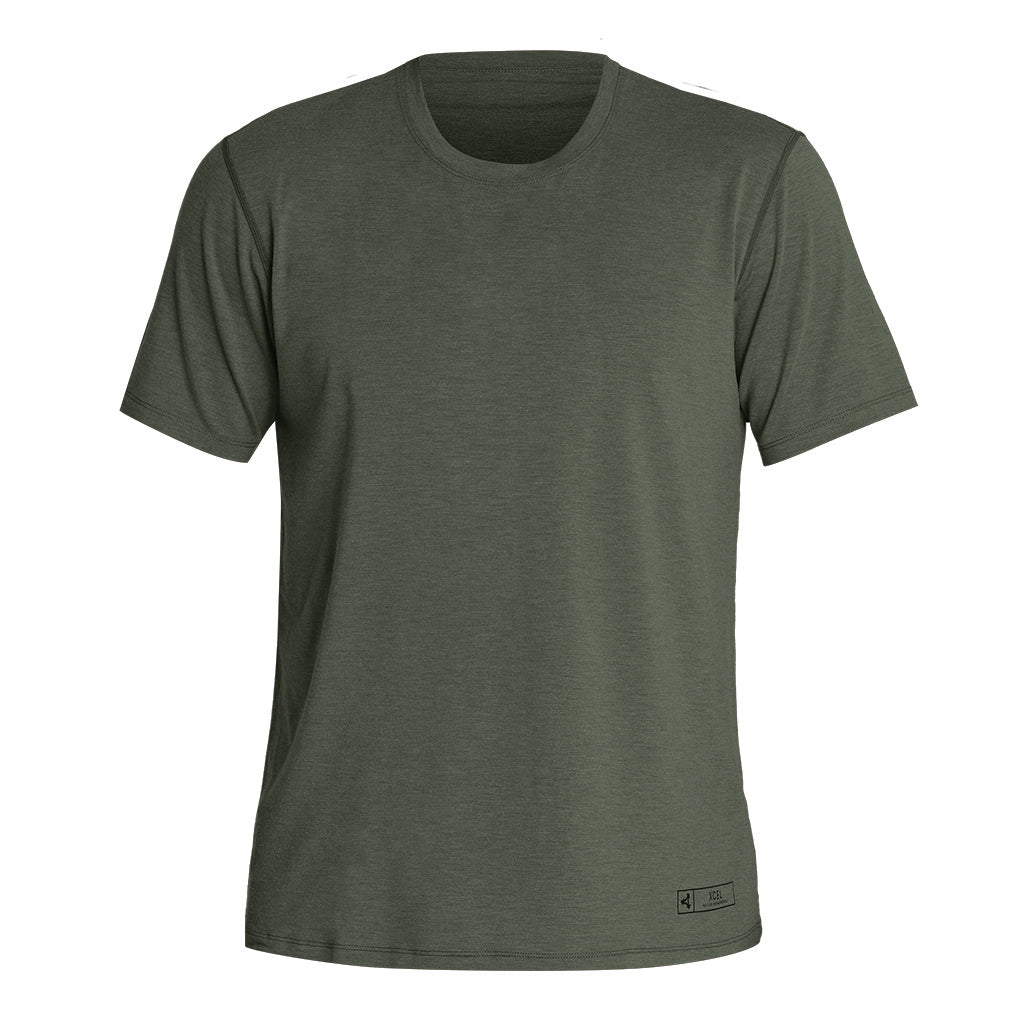  XCEL MEN'S THREADX SOLID S/S UV TOP(Xcel Mens Threadx Solid S S Uv Top)
