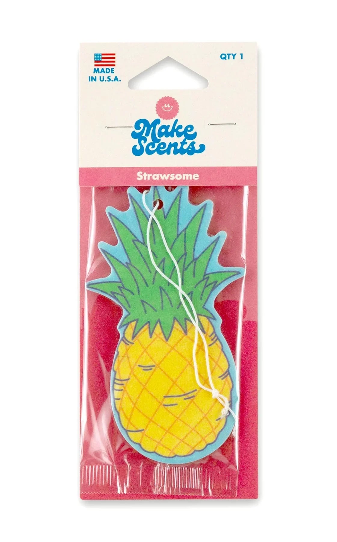  MAKE SCENTS CAR AIR FRESHENER PINEAPPLE(Make Scents Car Air Freshener Pineapple)