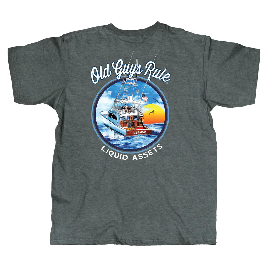  OLD GUYS RULE - LIQUID ASSETS T-SHIRT(Copy Of Old Guys Rule Local Legend Ii T Shirt)