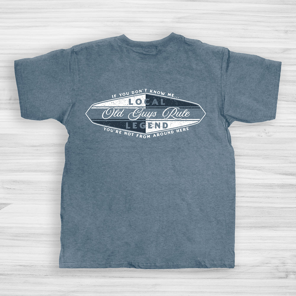  OLD GUYS RULE - LOCAL LEGEND II T-SHIRT(Copy Of Old Guys Rule Poker Chip T Shirt)