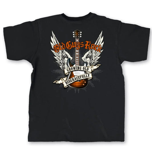  OLD GUYS RULE - OLD GUYS ROCK T-SHIRT(Copy Of Old Guys Rule Recovering Workaholic T Shirt)
