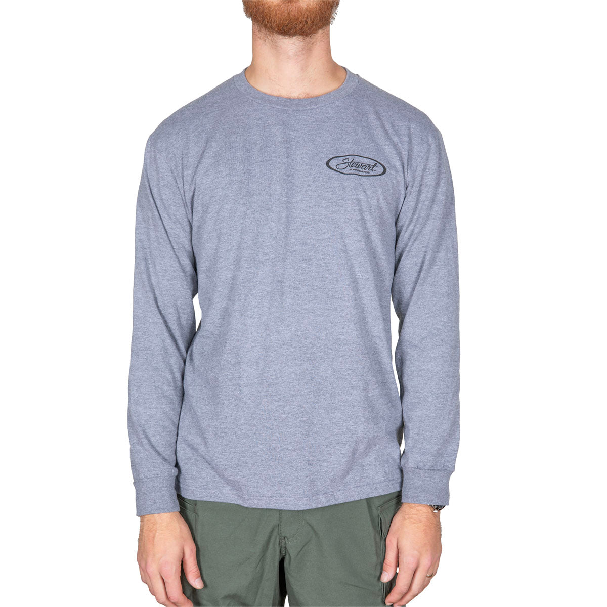  STEWART SURF OVAL L/S T-SHIRT(Stewart Surf Oval L S T Shirt)