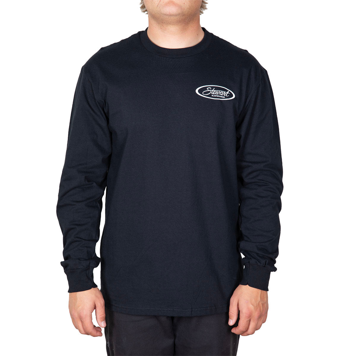  STEWART SURF OVAL L/S T-SHIRT(Stewart Surf Oval L S T Shirt)
