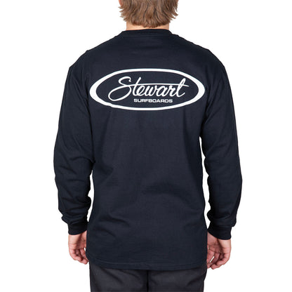  STEWART SURF OVAL L/S T-SHIRT(Stewart Surf Oval L S T Shirt)