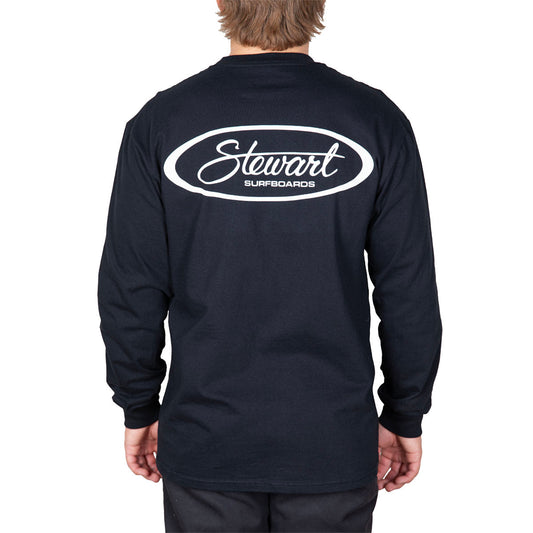  STEWART SURF OVAL L/S T-SHIRT(Stewart Surf Oval L S T Shirt)