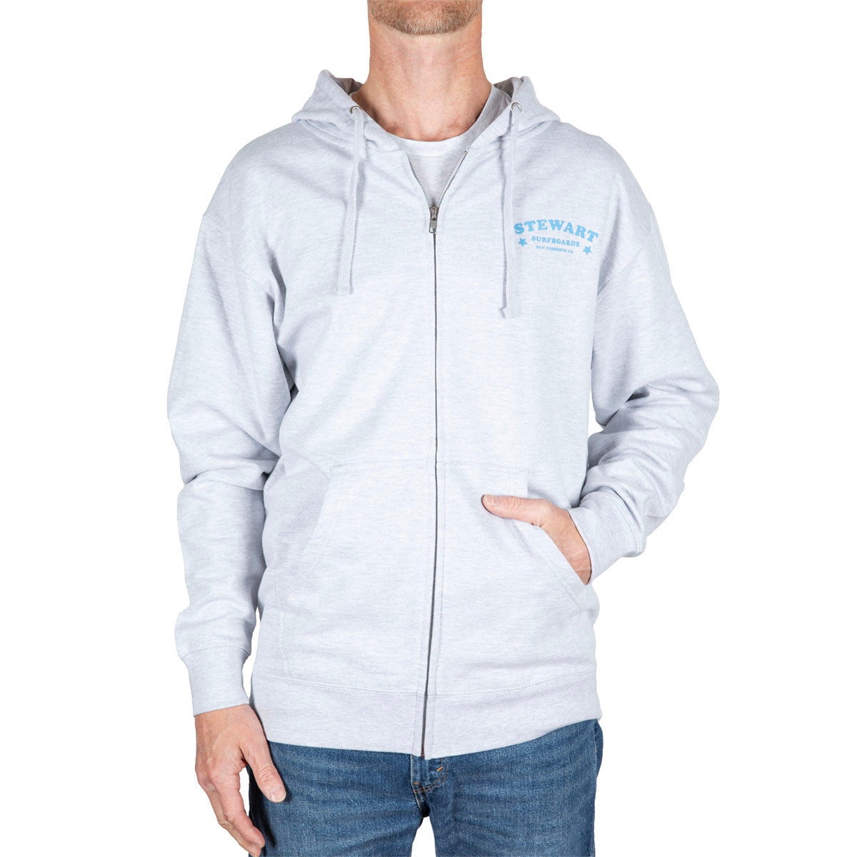  STEWART TUBE RIDER HOODED ZIP FRONT SWEATSHIRT(Stewart Tube Rider Hooded Zip Front Sweatshirt)