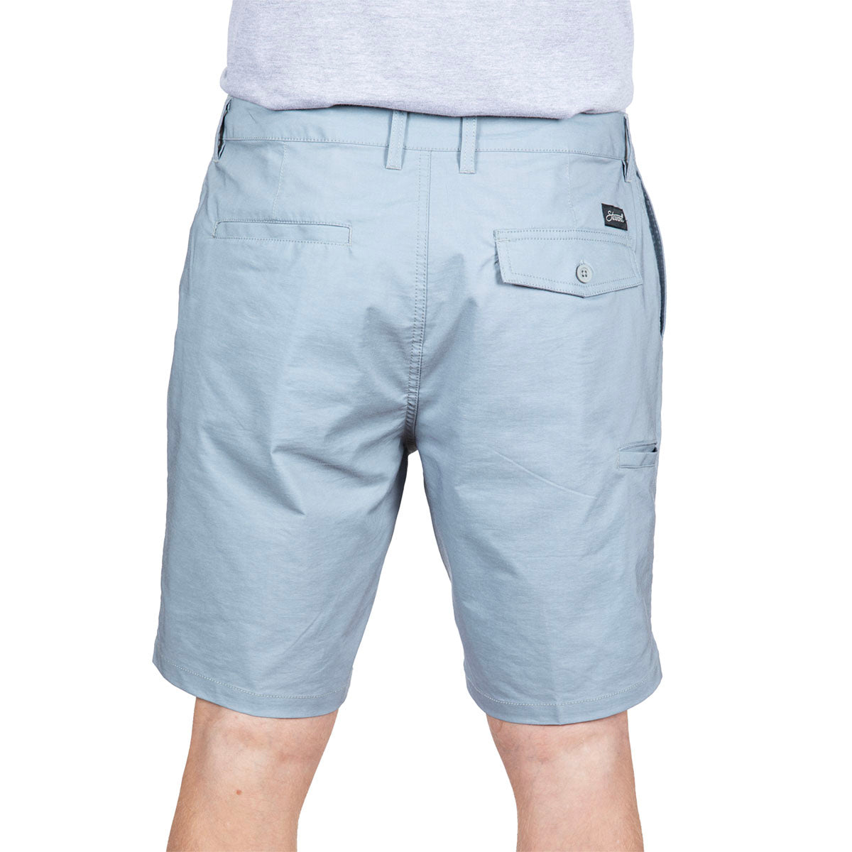  STEWART MEN'S OASIS HYBRID GREY WALKSHORTS(Stewart Mens Oasis Hybrid Fixed Waste Walkshorts)