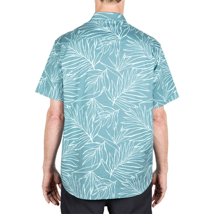 STEWART MAKAHA WOVEN BUTTON-UP SHIRT(Stewart Natural Makaha Woven Button Up Shirt)
